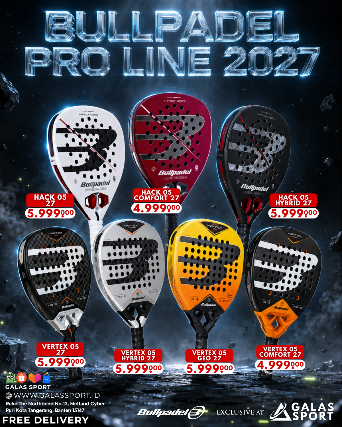 BULLPADEL PRO LINE 2027