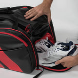 Tas Raket Padel Bag Adidas Multigame 3.5 Black Red by Ale Galan 2026 Racket Bag/Backpack