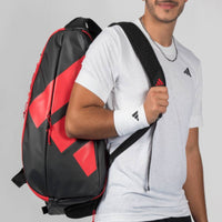 Tas Raket Padel Bag Adidas Multigame 3.5 Black Red by Ale Galan 2026 Racket Bag/Backpack