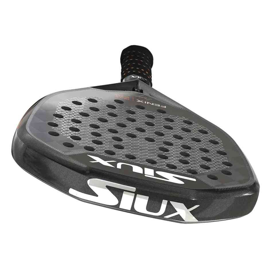 Siux Fenix Pro 5 Black Carbon 12K (Hybrid) 2025 by Leo Ausburger Racket/Raket Padel