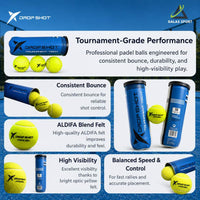 DropShot Tournament Tech Ball 1 tube (3pcs)