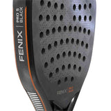Siux Fenix Pro 5 Black Carbon 12K (Hybrid) 2025 by Leo Ausburger Racket/Raket Padel