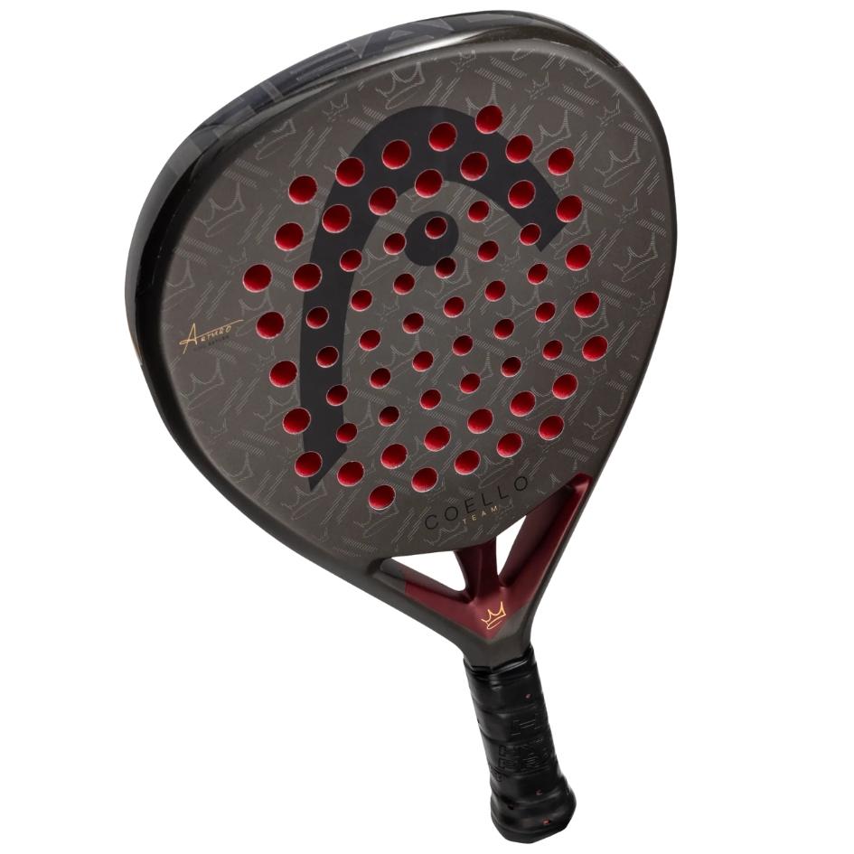 HEAD Coello Team 2026 Carbon FIberGlass Racket/Raket padel