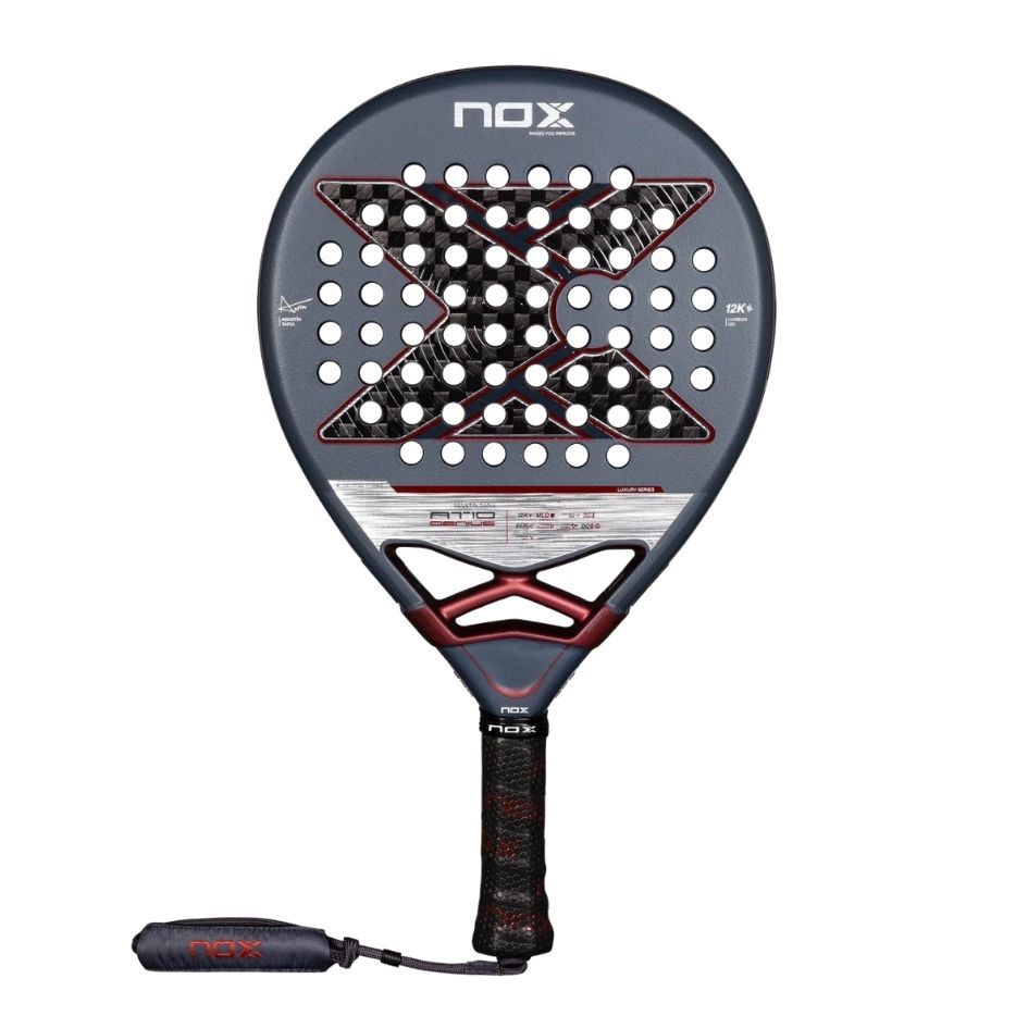 NOX AT10 Luxury Genius 12K 2025 (Teardrop) by Agustin Tapia Racket/Raket Padel