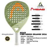 HEAD Vibe Series Carbon FIberGlass Racket/Raket padel