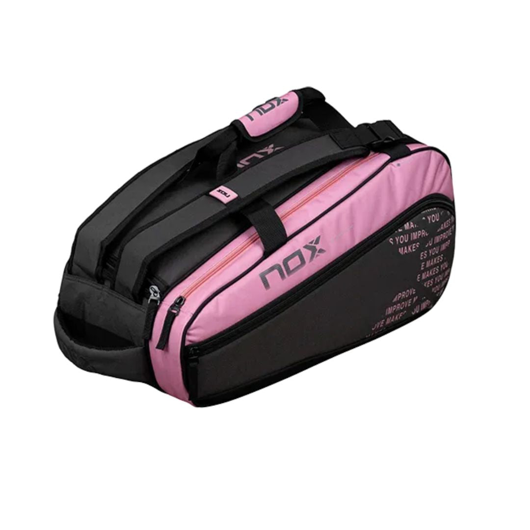 Tas Raket Padel Bag Nox Street Series Grey/Pink