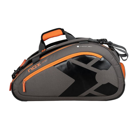 Tas Raket Padel Bag Nox Luxury Open Series Grey/Orange XXL