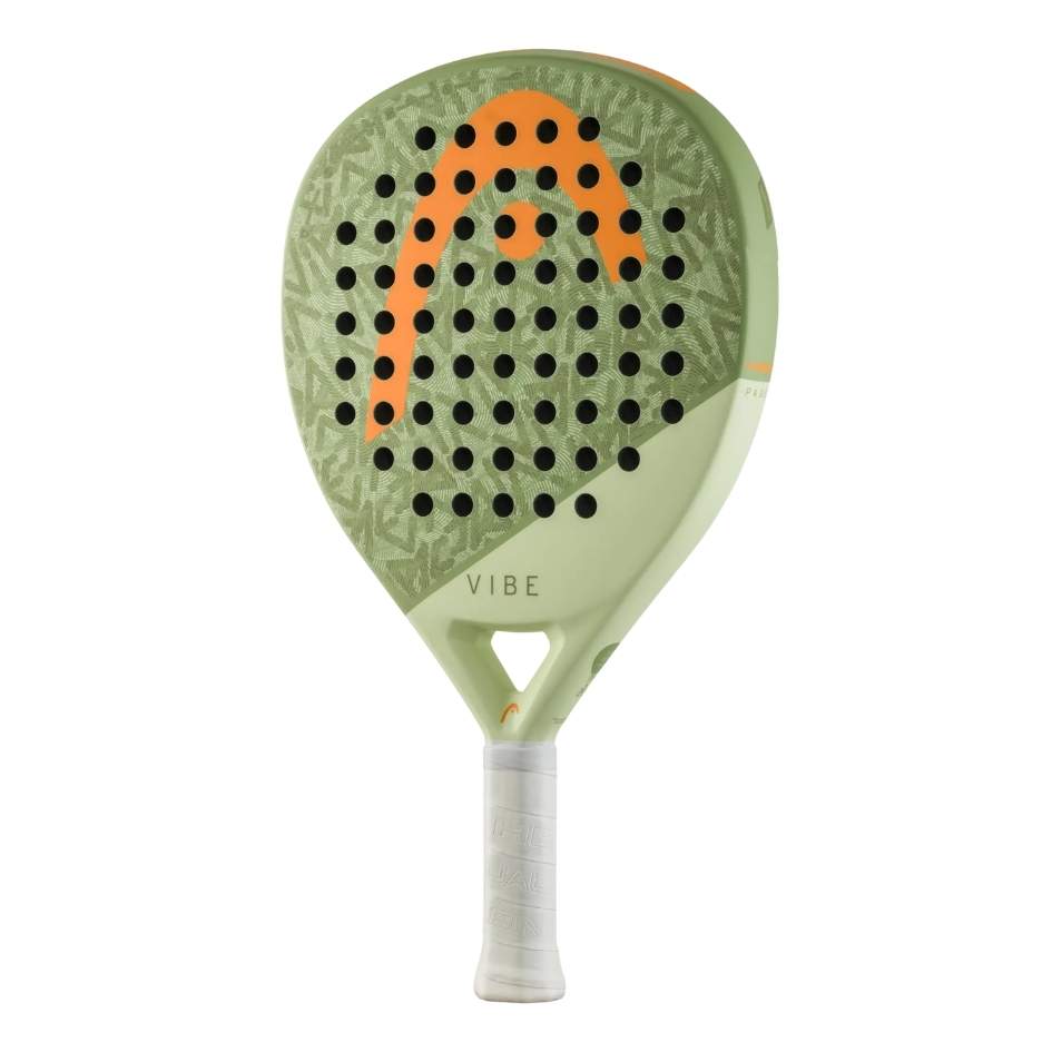 HEAD Vibe Green/Orange Series Carbon FIberGlass Racket/Raket padel (Salinan)