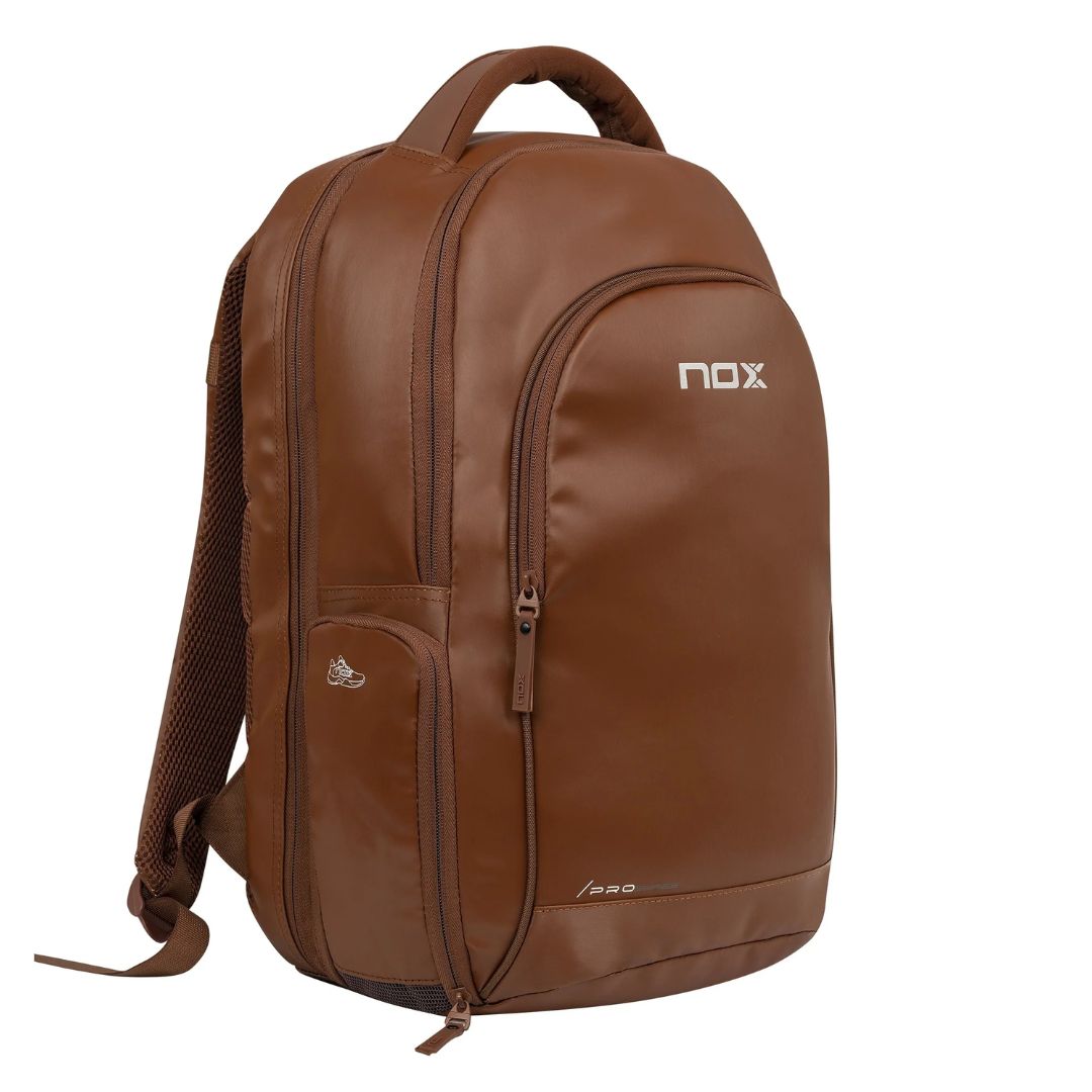 Tas Raket Padel NOX Pro Series Camel Brown Backpack