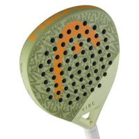 HEAD Vibe Green/Orange Series Carbon FIberGlass Racket/Raket padel (Salinan)