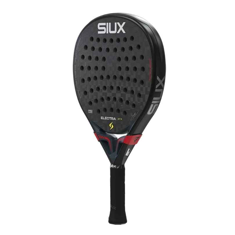 Siux Electra Pro Shadow Red Carbon 12K (Teardrop) 2026 Racket/Raket padel