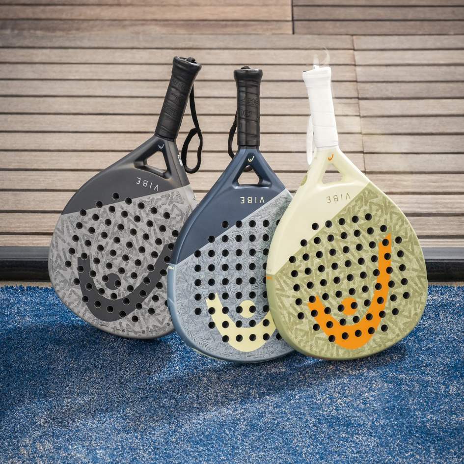 HEAD Vibe Series Carbon FIberGlass Racket/Raket padel