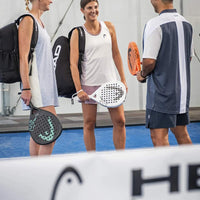 HEAD Bolt Series White/Grey Carbon FiberGlass Racket/Raket padel (Salinan)