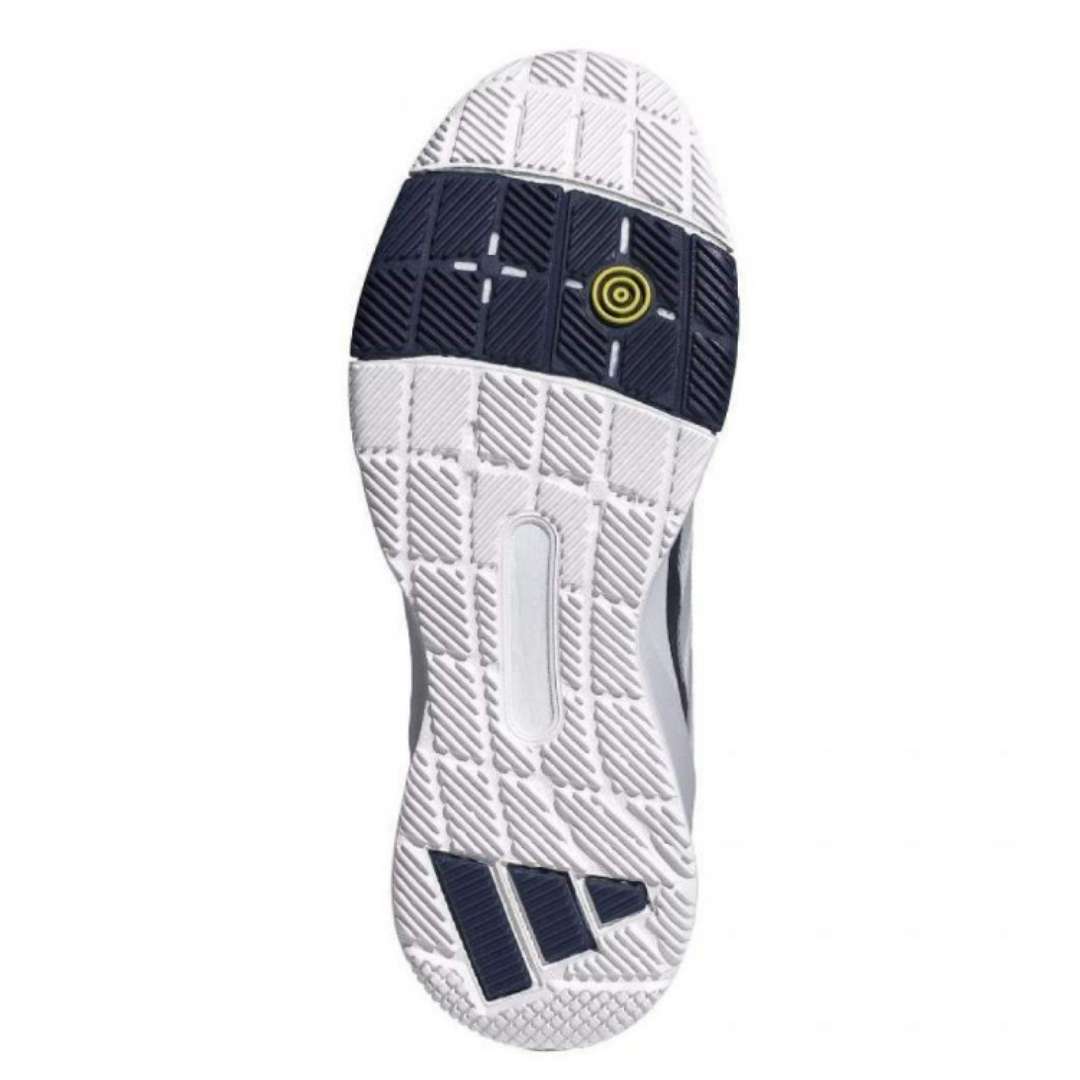 Padel Shoes Adidas Crazyquick LS Padel White Blue Gray Sneakers Sepatu Padel