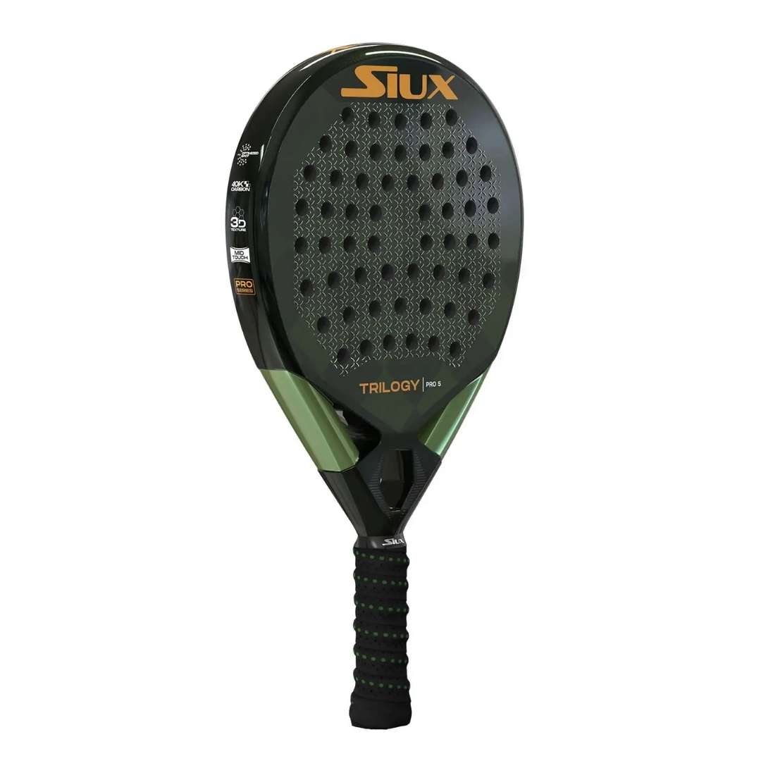 Siux Trilogy Pro 5 Carbon 40K (Round) 2025 Racket/Raket Padel