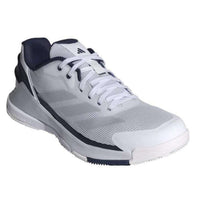 Padel Shoes Adidas Crazyquick LS Padel White Blue Gray Sneakers Sepatu Padel