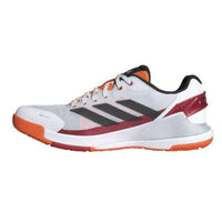 Padel Shoes Adidas Crazyquick LS Padel White Red Orange Sneakers Sepatu Padel