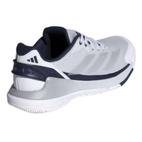 Padel Shoes Adidas Crazyquick LS Padel White Blue Gray Sneakers Sepatu Padel