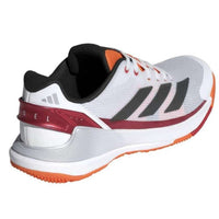 Padel Shoes Adidas Crazyquick LS Padel White Red Orange Sneakers Sepatu Padel