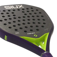 Siux Fenix Pro Glow Purple Carbon 12K (Hybrid) 2026 by Leo Ausburger Racket/Raket Padel