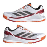 Padel Shoes Adidas Crazyquick LS Padel White Red Orange Sneakers Sepatu Padel