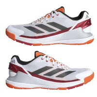 Padel Shoes Adidas Crazyquick LS Padel White Red Orange Sneakers Sepatu Padel