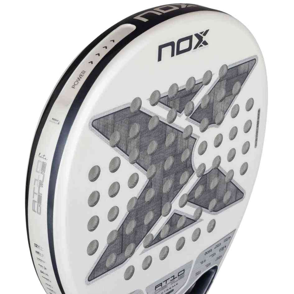 NOX AT10 Genius Alum Xtrem Lite 2026 Carbon 12K (Teardrop) by Agustin Tapia Racket/Raket Padel