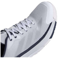 Padel Shoes Adidas Crazyquick LS Padel White Blue Gray Sneakers Sepatu Padel