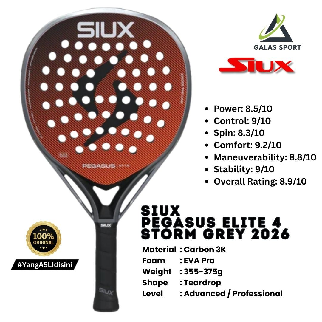 Siux Pegasus Elite 4 Storm Grey 2026