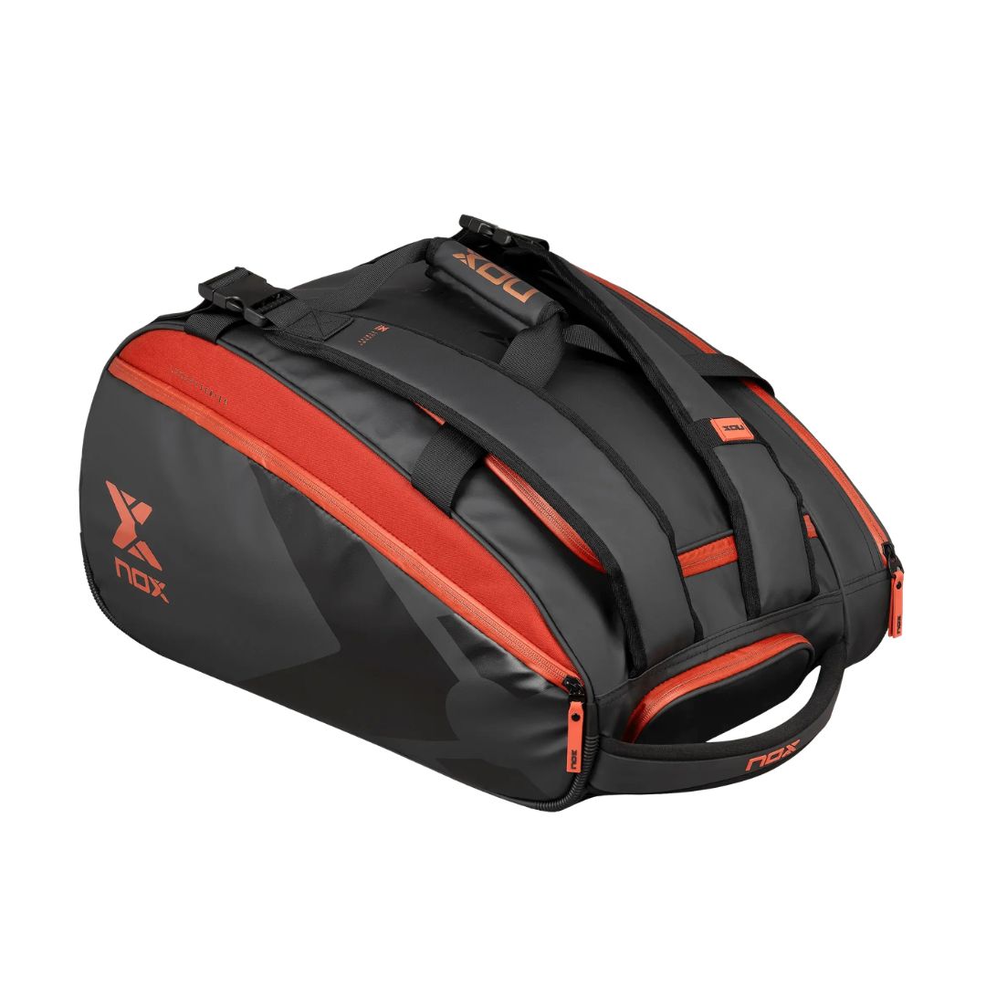 Tas Raket Padel Bag Nox Luxury Open Series Black/Red XXL