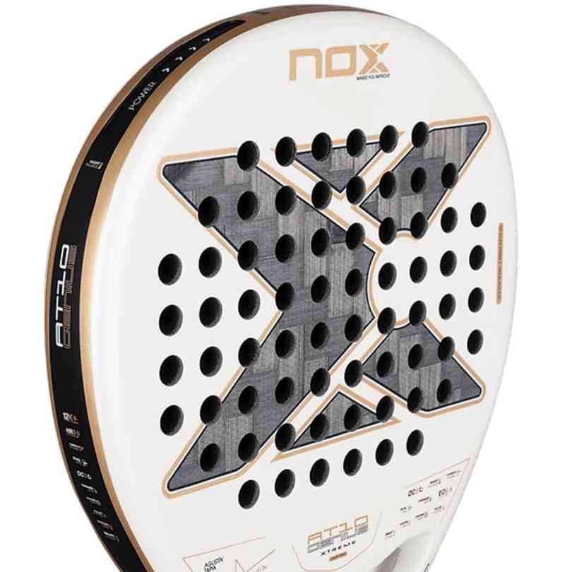 NOX AT10 Genius Alum XTREM 2026 Carbon 12K (Teardrop) by Agustin Tapia Racket/Raket Padel
