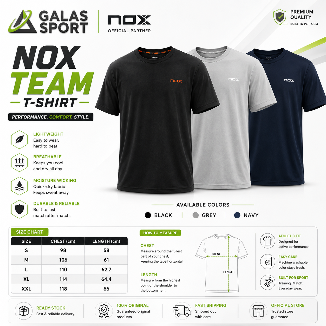 T-Shirt  Nox Team (TOP) 2026