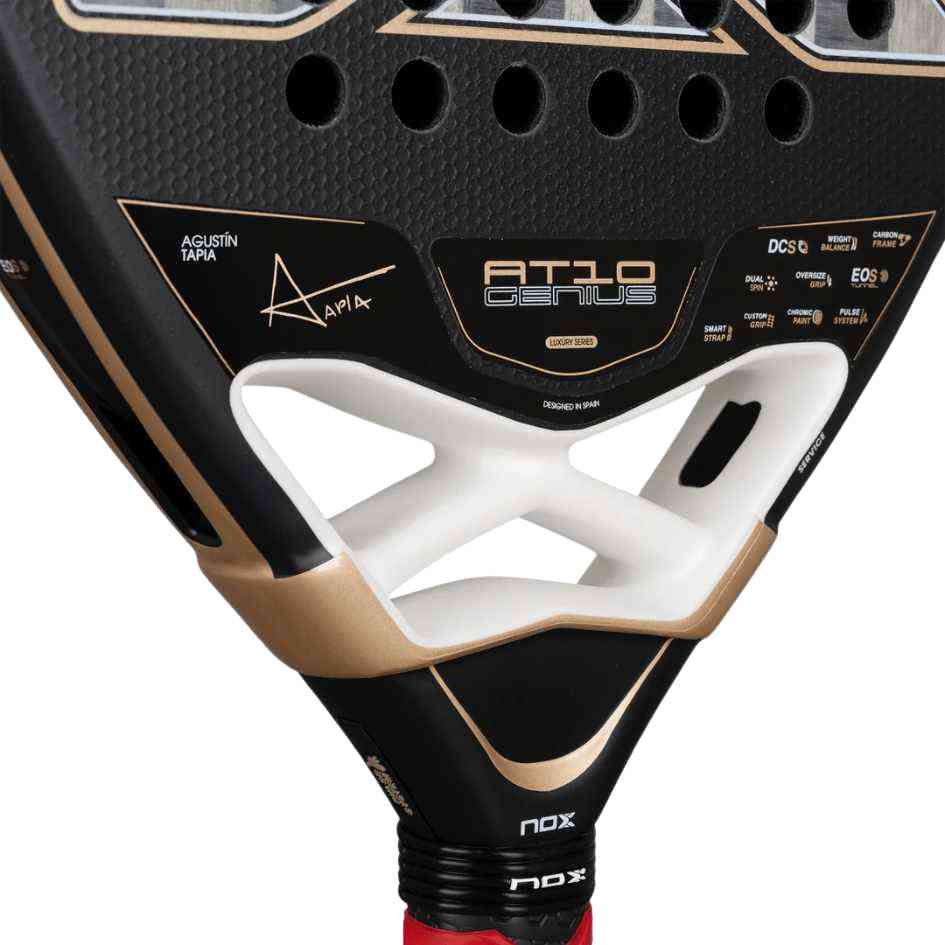 NOX AT10 Genius Alum 2026 Carbon 18K (Teardrop) by Agustin Tapia Racket/Raket Padel