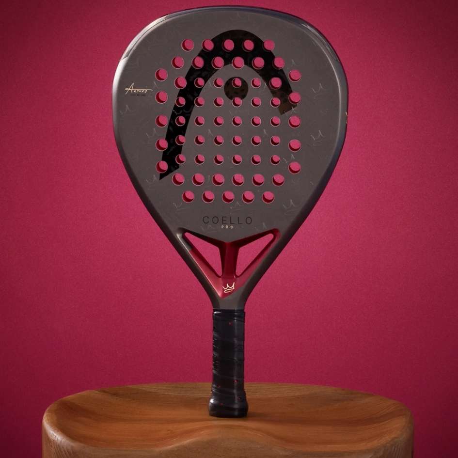 HEAD Coello Pro 2026 Carbon FIberGlass Racket/Raket padel