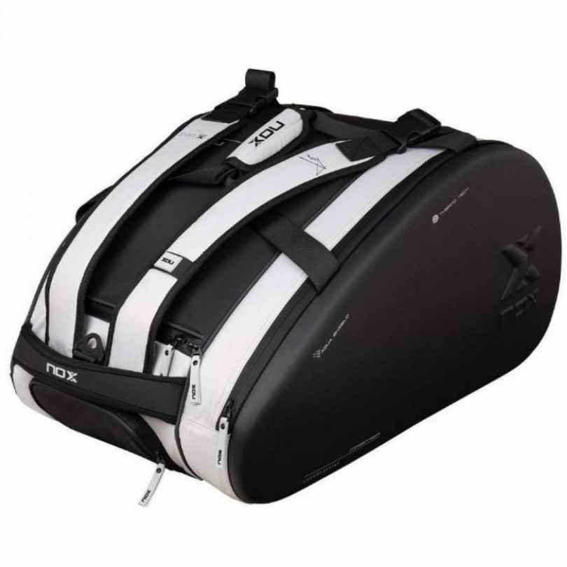 Tas Raket Padel NOX AT10 Luxury Master Series  Black/White padel bag