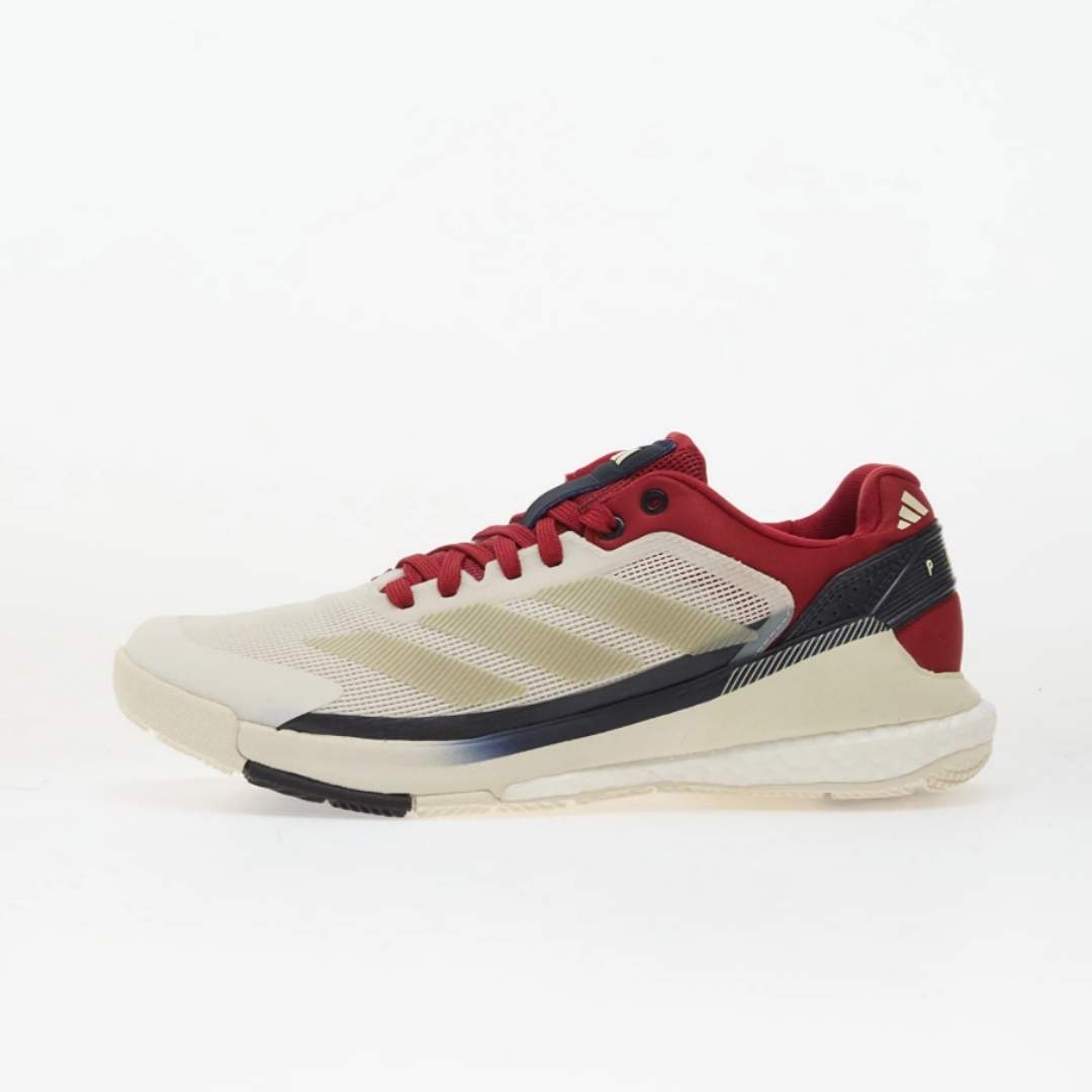 Padel Shoes Boost Adidas Crazyquick Women Beige/Red/Marine 2026 Sneakers Sepatu Padel