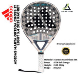 Adidas Cross It Light 3.4 2025 Carbon 24K (Round) by Martita Ortega Racket/Raket Padel