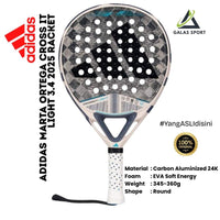 Adidas Cross It Light 3.4 2025 Carbon 24K (Round) by Martita Ortega Racket/Raket Padel