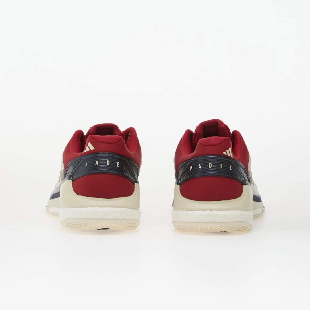 Padel Shoes Boost Adidas Crazyquick Women Beige/Red/Marine 2026 Sneakers Sepatu Padel