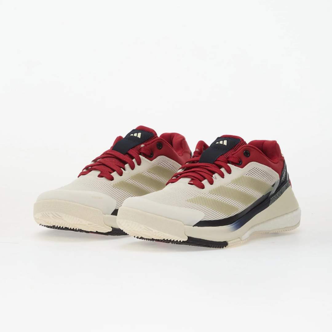 Padel Shoes Boost Adidas Crazyquick Women Beige/Red/Marine 2026 Sneakers Sepatu Padel