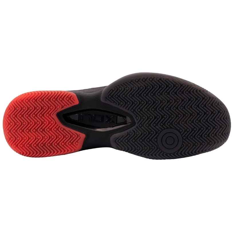 Padel Shoes Nox AT10 LUX Black Red Sepatu Padel