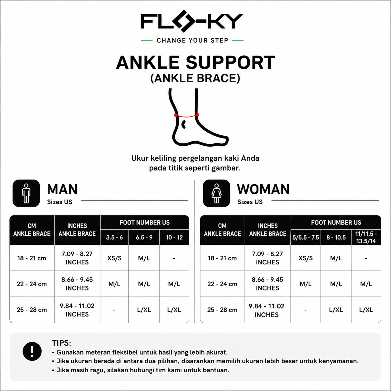 FLOKY ANKLE SUPPORT ankle brace