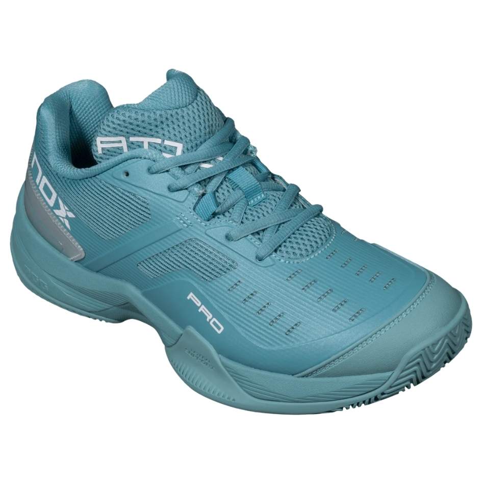 Padel Shoes Nox AT10 Pro Turquoise White 2026 Sepatu Padel