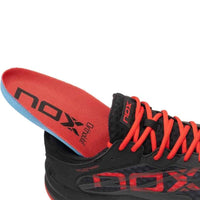 Padel Shoes Nox AT10 LUX Black Red Sepatu Padel