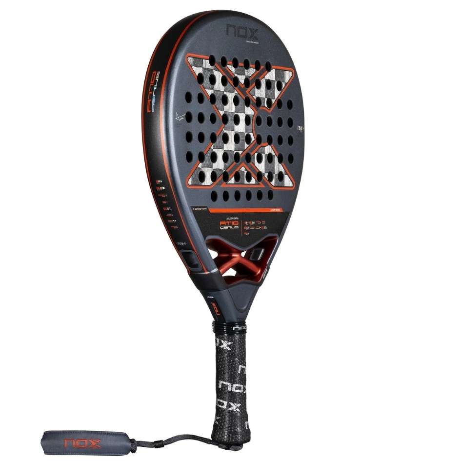 NOX AT10 Luxury Genius Alum 18K 2025  (Teardrop) by Agustin Tapia Racket/Raket Padel