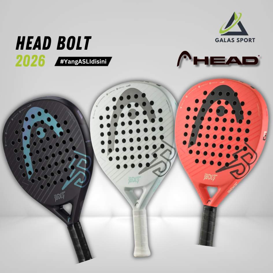 HEAD Bolt Series Carbon FIberGlass Racket/Raket padel