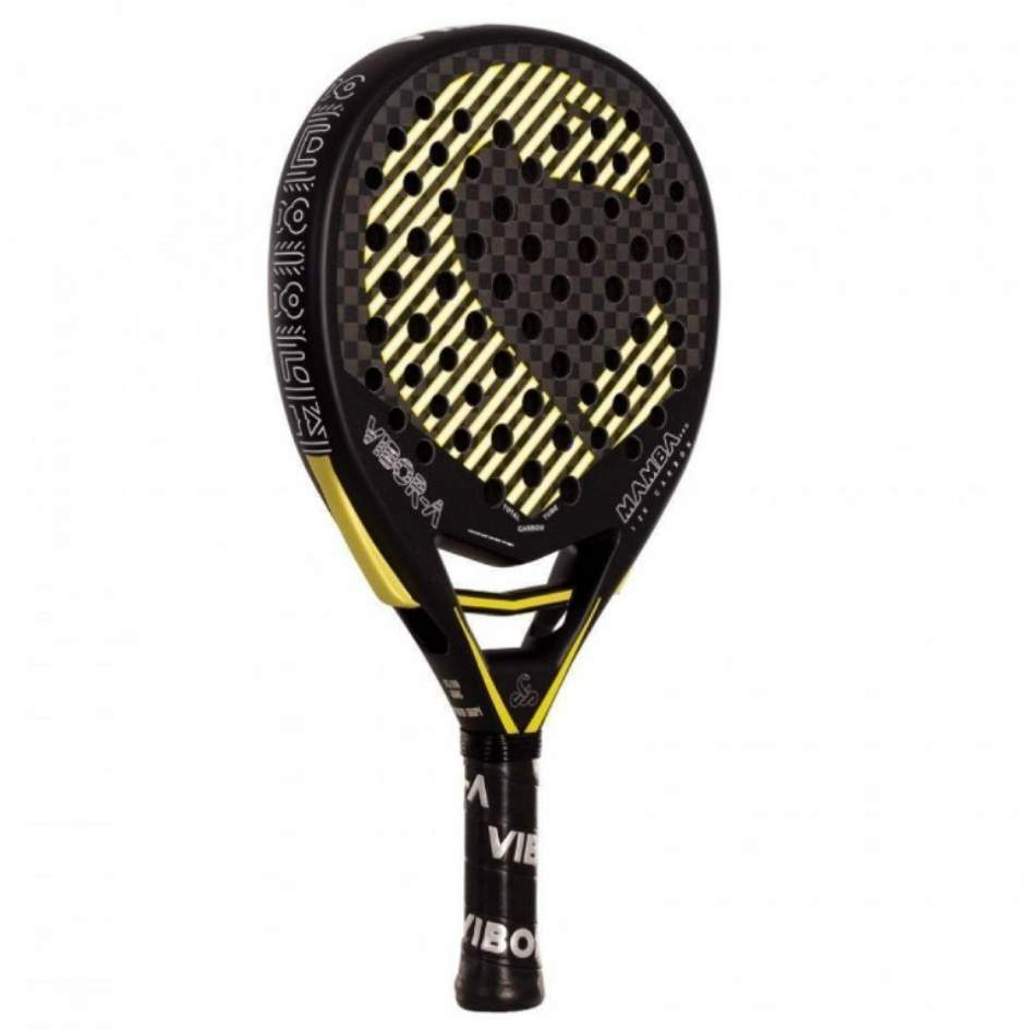 Vibora Mamba Pro Black 2025 Carbon 12K Racket/Raket Padel