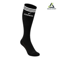 KOMPRESSA Socks  French Recovery Compression Support Black Stripes