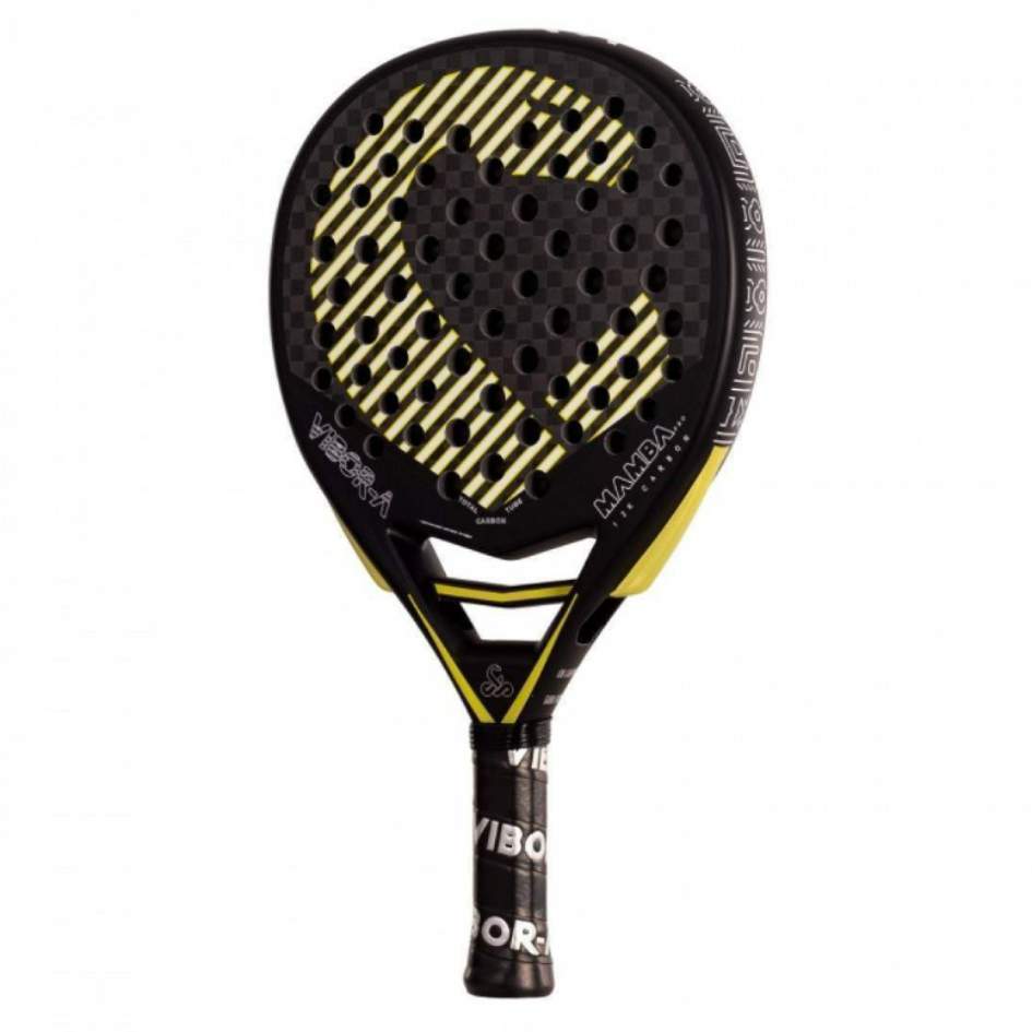 Vibora Mamba Pro Black 2025 Carbon 12K Racket/Raket Padel