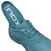 Padel Shoes Nox AT10 Pro Turquoise White 2026 Sepatu Padel